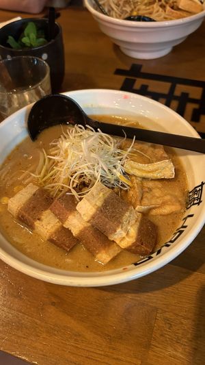 Tan Tan Ramen mit veganem Schweinebauch  at Hako Ramen - Prenzlauer Berg in Berlin