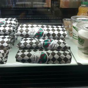 Vegan wraps at Brew Beans Coffee in Truro