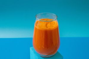 Antigripal (Extractec carrot, orange juice, ginger and honey).  at Gokela - Centro - Maybe closed in Cartagena