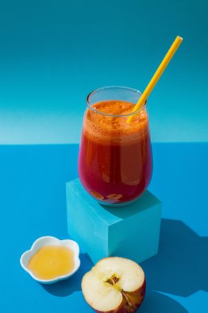 Rejuvenator (Extracted beet, carrot, red apple & ginger). at Gokela - Centro - Maybe closed in Cartagena