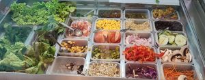 Salad bar at Gokela - Centro - Maybe closed in Cartagena