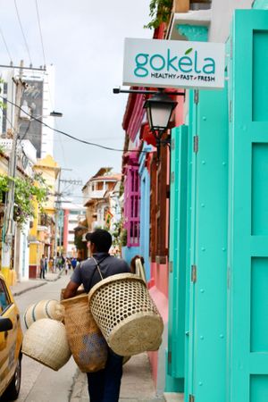 Street view  at Gokela - Centro - Maybe closed in Cartagena