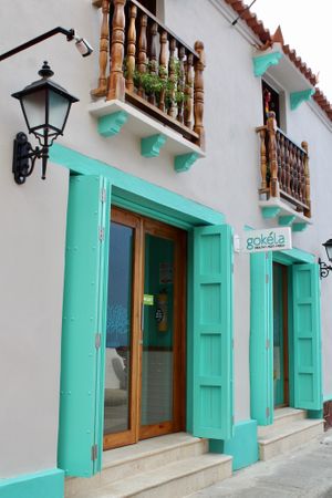 Front door at Gokela - Centro - Maybe closed in Cartagena