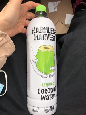 Harmless coconut water  at Jandi's Natural Market and Organic Cafe in Oceanside