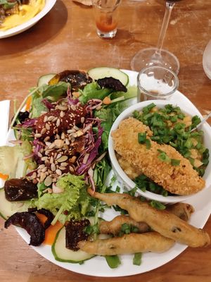 Prato do dia at Passiflora Cantina Vegetariana in Pirenopolis