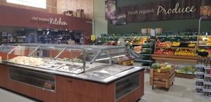 Inside the café area at Wild Rivers Market in Crescent City