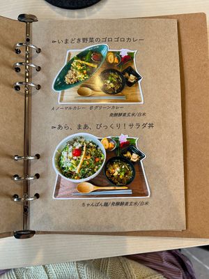 Salad bowl has mayo but can be veganized if requested   at Shiba Mama No O Mise in Yamagata