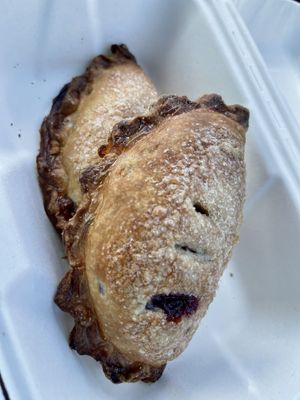 Lemon blueberry and strawberry - SO good!! at Wild Thyme Organics in Kealakekua