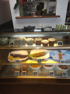 Bulk cold case selection at Wild Thyme Organics in Kealakekua