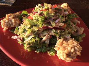 Chinese chicken salad at Wild Thyme Organics in Kealakekua