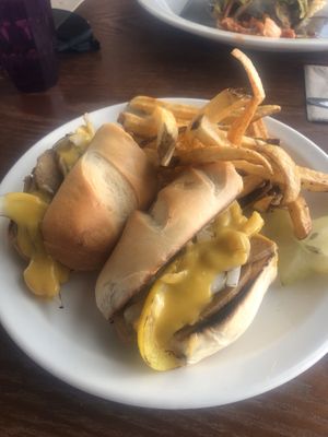 Philly cheeze at Wild Thyme Organics in Kealakekua