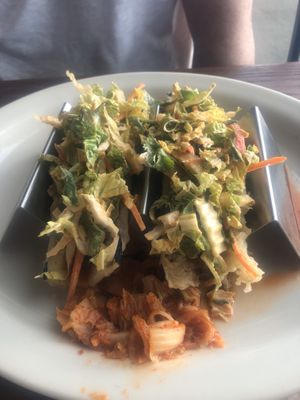 Tacos at Wild Thyme Organics in Kealakekua