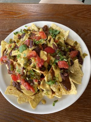 Nachos  at Wild Thyme Organics in Kealakekua