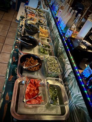 Fully vegan salad bar 🥗   at Green Asia in Tokyo