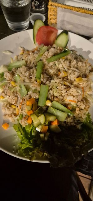 Vegan nasi Goreng at Green Asia in Tokyo