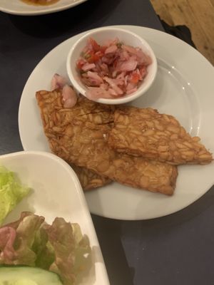 Tempeh  at Green Asia in Tokyo