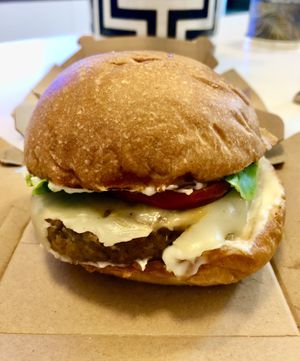 Beyond burger  at Wildflower Poke & More in Dubai