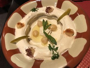 Hummus  at Mijana in Orleans