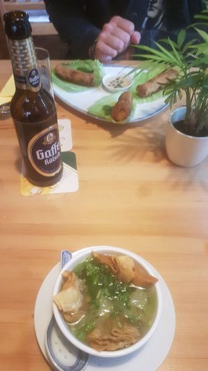 Wantan soup at Saigon in Bonn