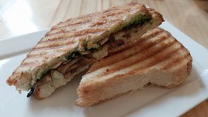 Sandwich at Menta (Cafe de especialidad & Dulcería Vegana) in Puerto Natales