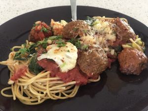 Spaghetti & Meatballs at The Vegan Taste in Phoenix
