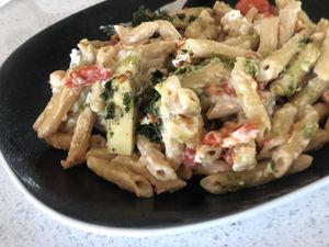 Artichoke pasta at The Vegan Taste in Phoenix