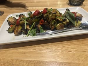Brussels sprouts   at True Food Kitchen in Alpharetta