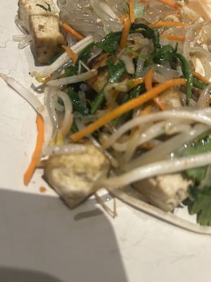 GF Korean noodles (after I picked at it)  at True Food Kitchen in Alpharetta