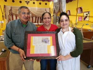 Shanti's receives Blue Zone Project Certification!   at Shanti's Indian Cuisine in Roseburg