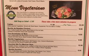 Blue Zone inspired menu.  Ask for vegan and little or no oil. at Carlos Restaurante in Winston