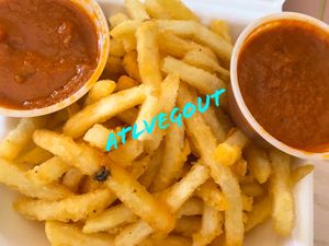 Masala fries at NaanStop - Piedmont Rd in Atlanta