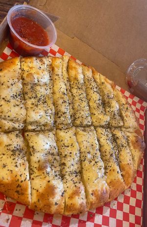Vegan Cheezy Bread at T-Mama's Gourmet in Aurora