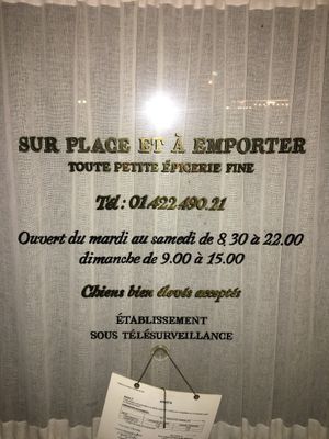 Hours at Holiday Vegan Diner in Paris