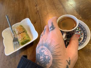 dessert at Lezizel Manti in Regensburg