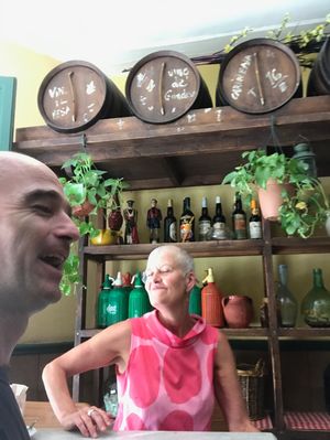 Aryapala & Siddhisvari. Feedwell Kitchen feeling well! at Feedwell Kitchen in Barcelona