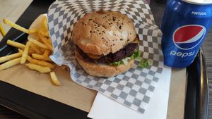 beyond burger at No Ponto in Nazare