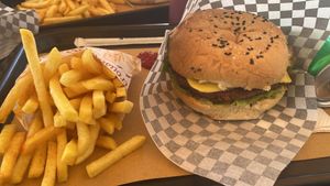 Best burger I’ve ever ate  at No Ponto in Nazare