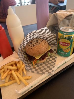 Beyond burger  at No Ponto in Nazare