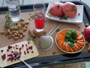 A taste full antioxydant meal at DELPHINIOS  at Delphinios Lounge in Delphi