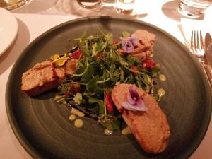 Cashew cream cheese ciabatta at Fellinis in Ambleside