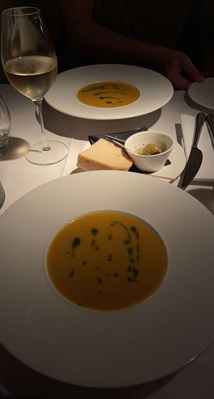 Soup of the day  at Fellinis in Ambleside