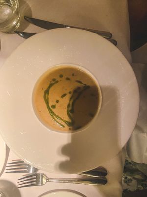 Soup starter  at Fellinis in Ambleside