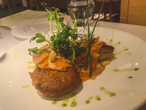 Stuffed mushroom main  at Fellinis in Ambleside