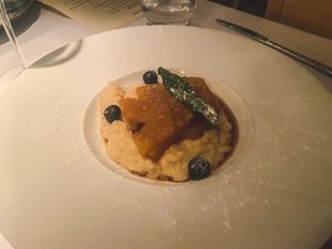 Coconut rice pudding  at Fellinis in Ambleside