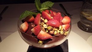 Chocolate Avocado Mousse at Fellinis in Ambleside