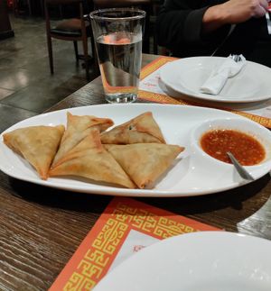 Samosas at Shwe Myanmar Burmese Cuisine in Livermore