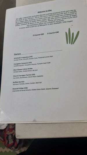 Starters at Glas Restaurant in Dublin