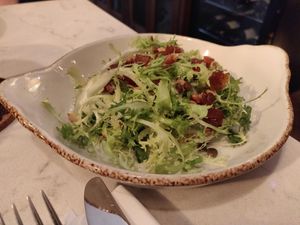 Salad side at Glas Restaurant in Dublin