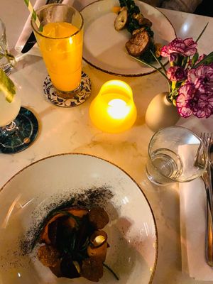 Starters  at Glas Restaurant in Dublin