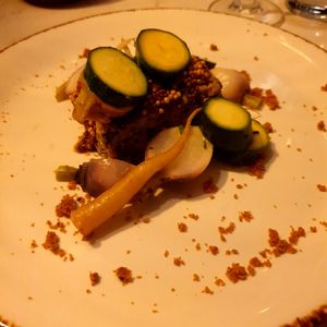 Lentil terrine at Glas Restaurant in Dublin